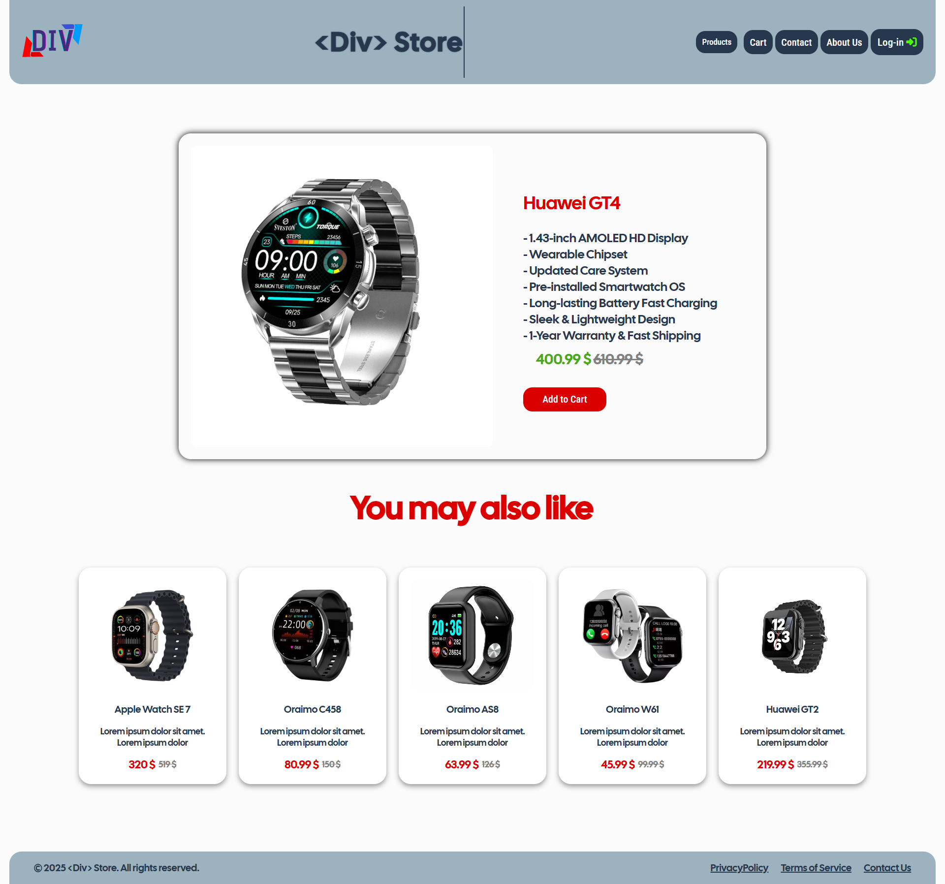 Div Store Product Details 2